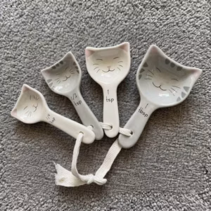 Cat Ceramic Measuring Spoons
