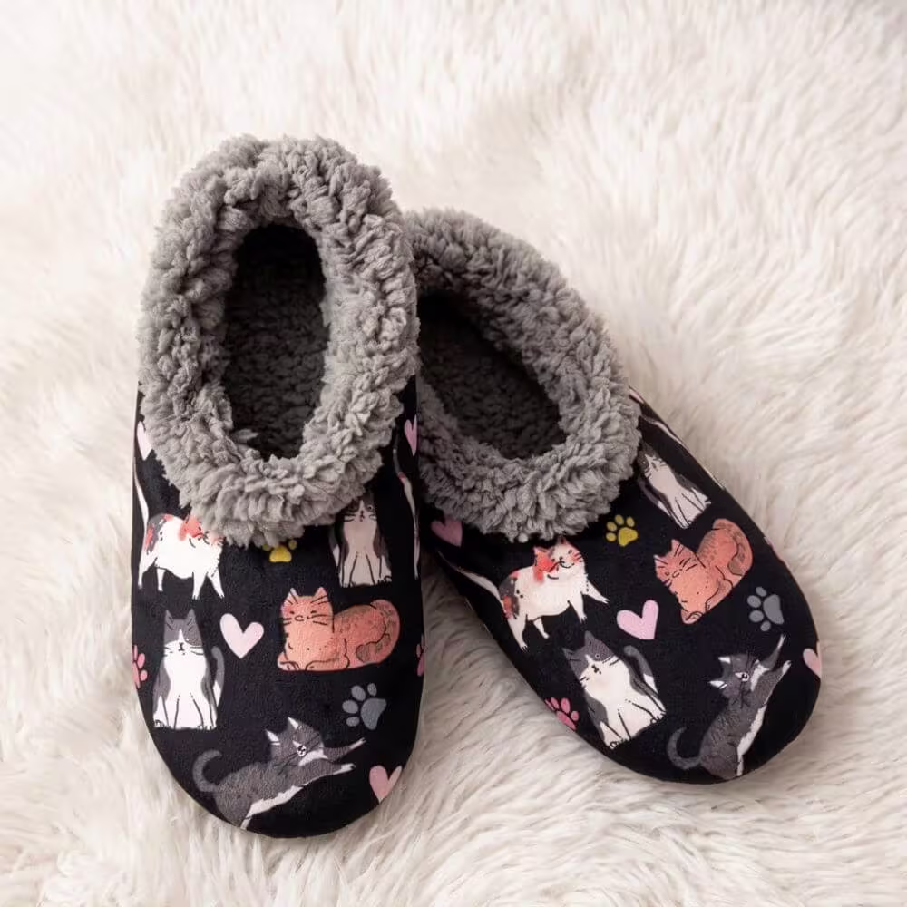 Cat Print Indoor slipper for Women