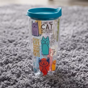 Cat Sayings Tumbler Travel Cup