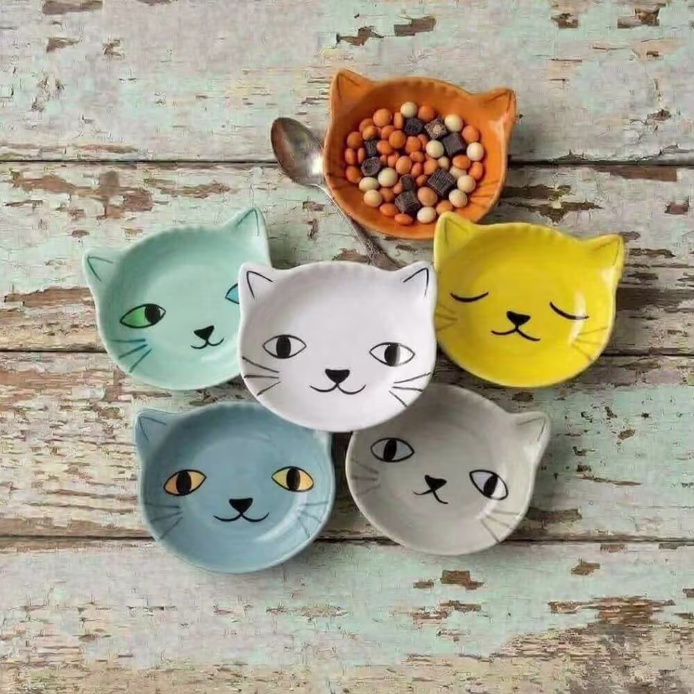 Cat Shaped Pinch Bowls