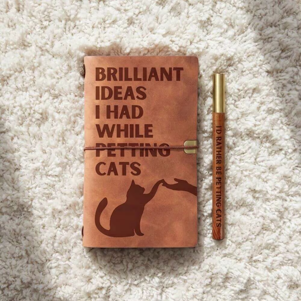 Cat Theme Journal Notebook