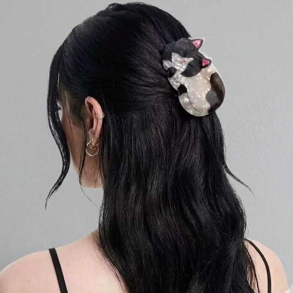 Cute Cat Shape Hair Claw Clip