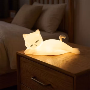 Lying Cat Lamp Funny Gift